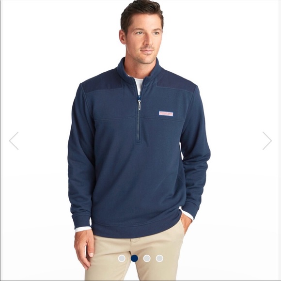 Vineyard Vines Shep Quarter Zip Fleece FIRM PRICE - Picture 1 of 12